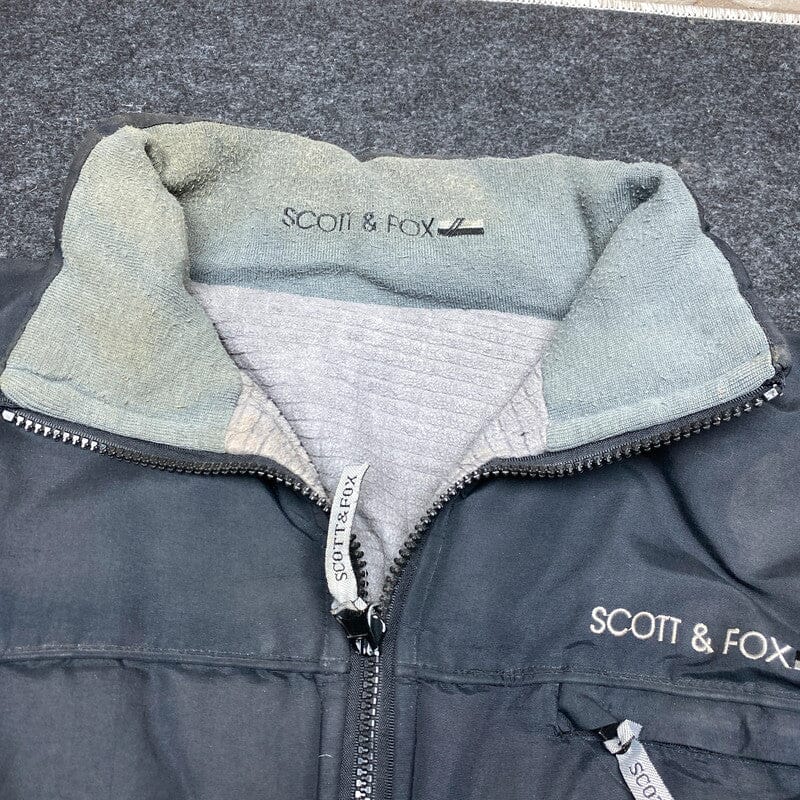 Black Scott & Fox Puffer Jacket Men's Medium Northern Pole Vintage Wholesale 