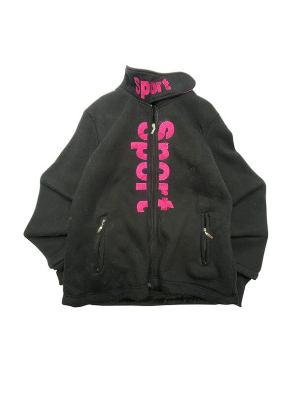 Black Simran Wear Windbreaker Women's XXL Northern Pole Vintage Wholesale 