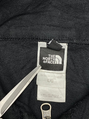 Black The North Face Fleece Jacket Women's Large Northern Pole Vintage Wholesale 