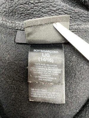 Black The North Face Fleece Jacket Youth's Large Northern Pole Vintage Wholesale 