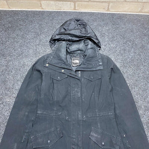 Black The North Face Parka Jacket Women's XS Northern Pole Vintage Wholesale 