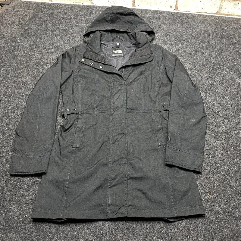 Black The North Face Parka Jacket Women's XS Northern Pole Vintage Wholesale 