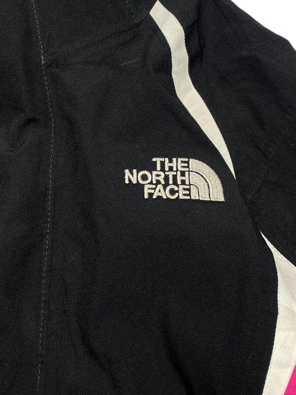 Black The North Face Windbreaker Girl's Large Northern Pole Vintage Wholesale 
