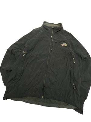 Black The North Face Windbreaker Men's Large Northern Pole Vintage Wholesale 