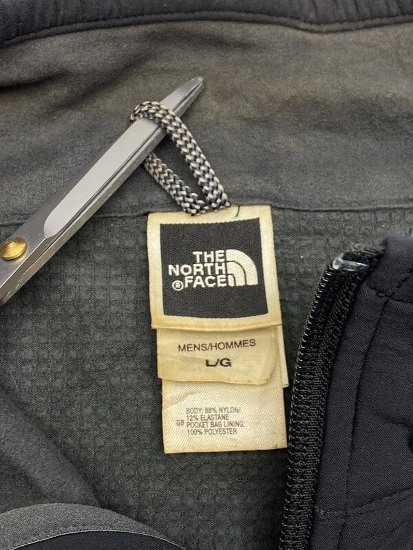 Black The North Face Windbreaker Men's Large Northern Pole Vintage Wholesale 