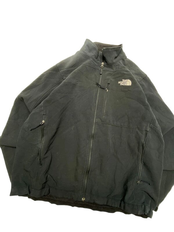 Black The North Face Windbreaker Men's Large Northern Pole Vintage Wholesale 