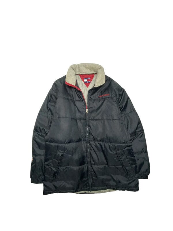 Black Tommy Hilfiger Parka Men's XL Northern Pole Vintage Wholesale 