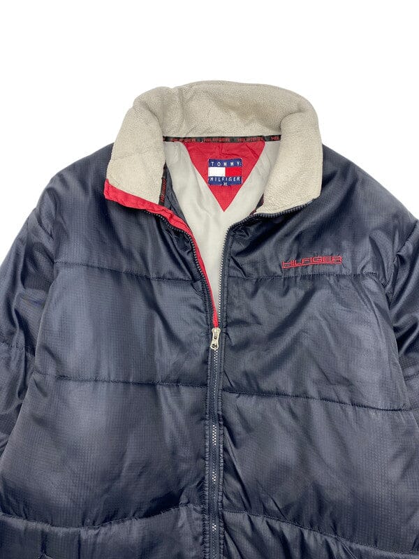 Black Tommy Hilfiger Parka Men's XL Northern Pole Vintage Wholesale 