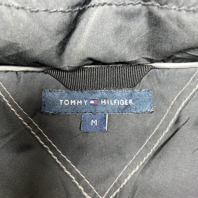 Black Tommy Hilfiger Puffer Gilet Women's Medium Northern Pole Vintage Wholesale 