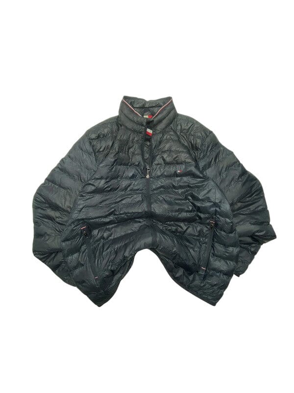 Black Tommy Hilfiger Puffer Jacket Men's XXL Northern Pole Vintage Wholesale 