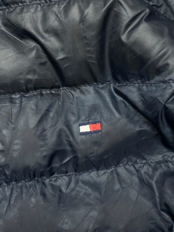 Black Tommy Hilfiger Puffer Jacket Men's XXL Northern Pole Vintage Wholesale 