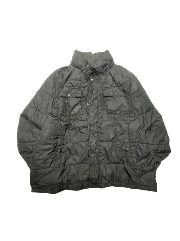 Black Tommy Hilfiger Puffer Jacket Men's XXL Northern Pole Vintage Wholesale 