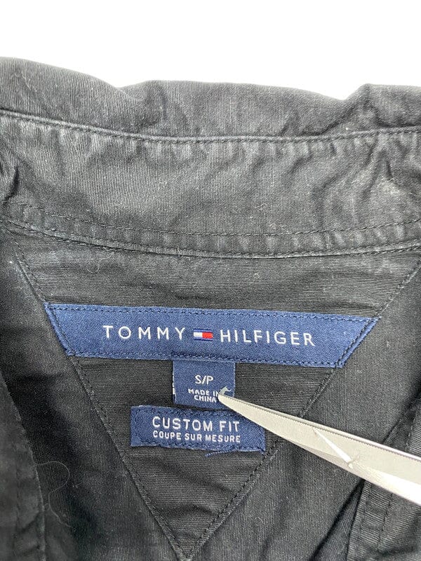Black Tommy Hilfiger Shirt Men's Small Northern Pole Vintage Wholesale 