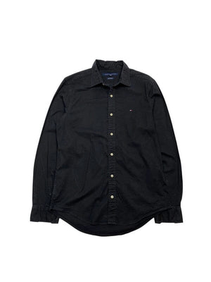 Black Tommy Hilfiger Shirt Men's Small Northern Pole Vintage Wholesale 