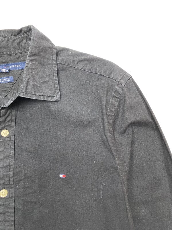 Black Tommy Hilfiger Shirt Men's Small Northern Pole Vintage Wholesale 