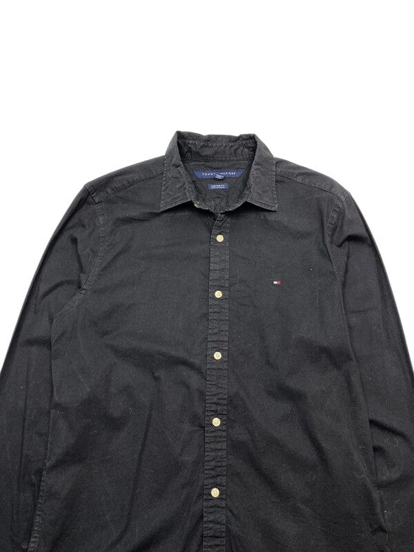 Black Tommy Hilfiger Shirt Men's Small Northern Pole Vintage Wholesale 