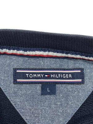 Black Tommy Hilfiger Sweater Men's Large Northern Pole Vintage Wholesale 