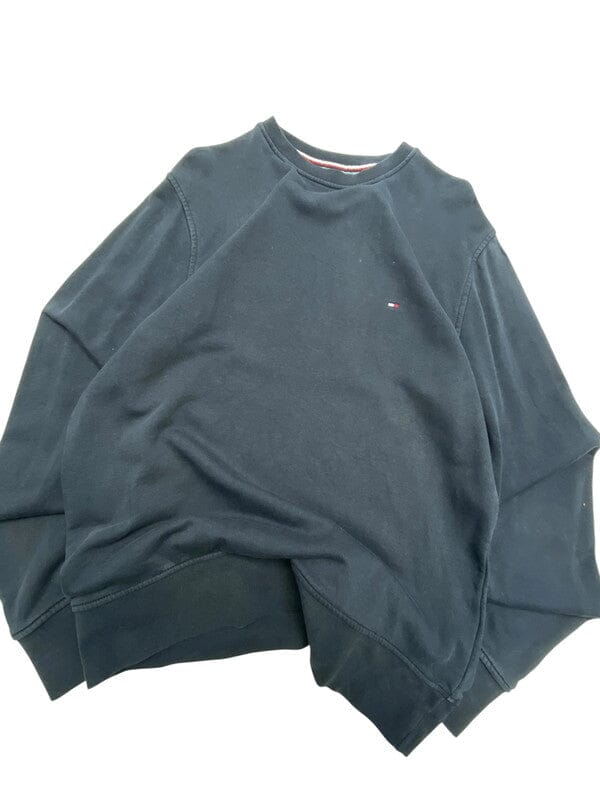 Black Tommy Hilfiger Sweater Men's Large Northern Pole Vintage Wholesale 