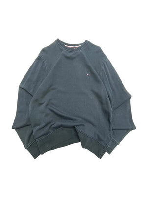 Black Tommy Hilfiger Sweater Men's Large Northern Pole Vintage Wholesale 