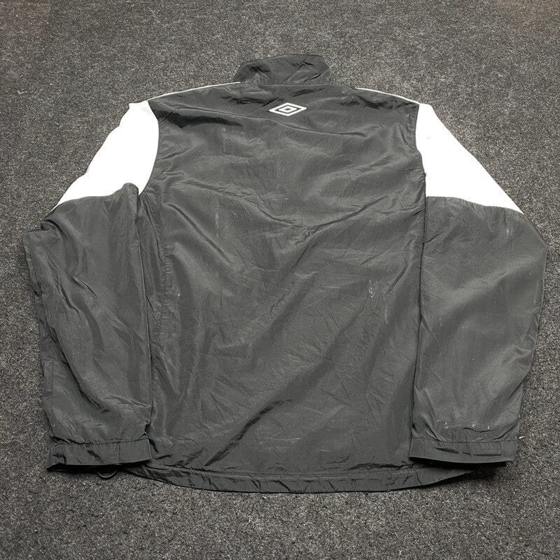 Black Umbro 1/4 Zip-up Jersey Men's Medium Northern Pole Vintage Wholesale 