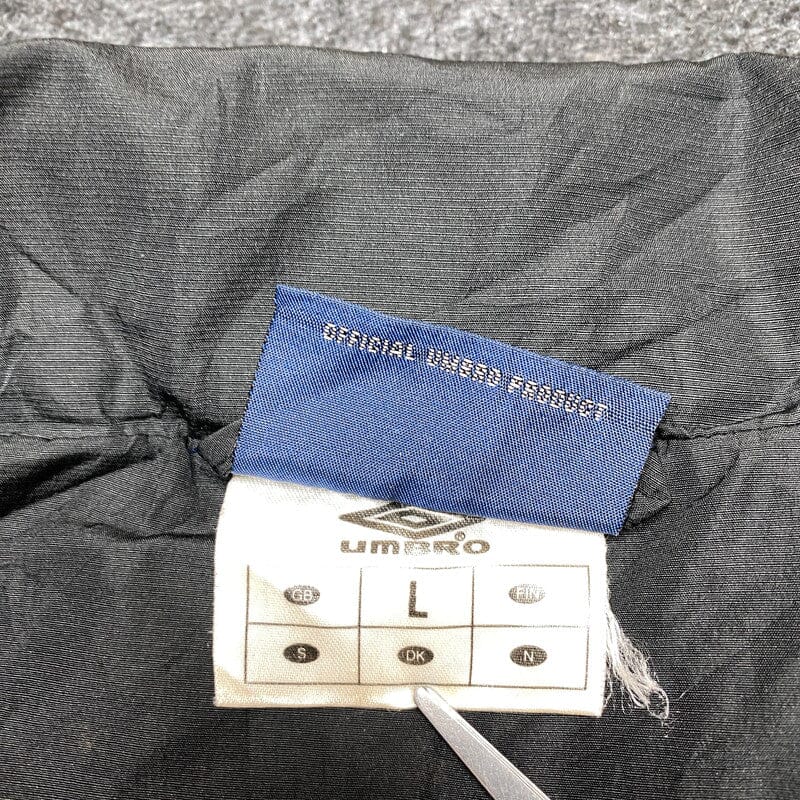 Black Umbro Windbreaker Large Northern Pole Vintage Wholesale 