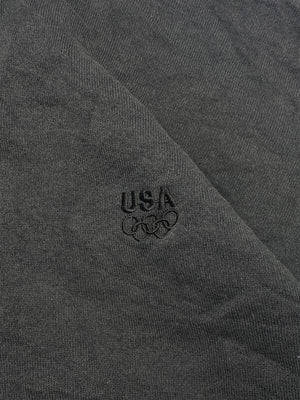 Black USA Olympic Zip-through Hoodie Men's XXXL Northern Pole Vintage Wholesale 