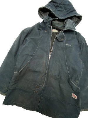 Black Work King Workwear Jacket Men's Large Northern Pole Vintage Wholesale 