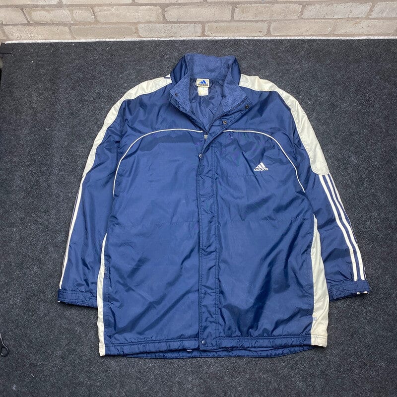 Blue Adidas Windbreaker Men's XL Northern Pole Vintage Wholesale 