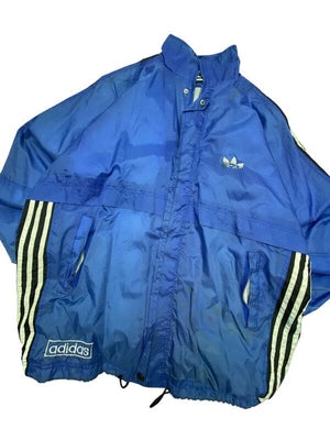 Blue Adidas Windbreaker Men's XL Northern Pole Vintage Wholesale 