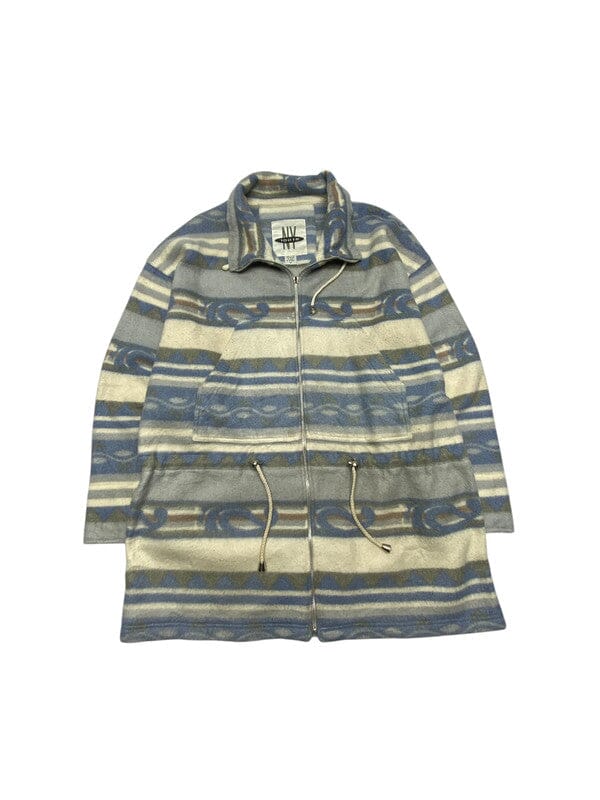 Blue and Beige Fleece Men's Medium Northern Pole Vintage Wholesale 