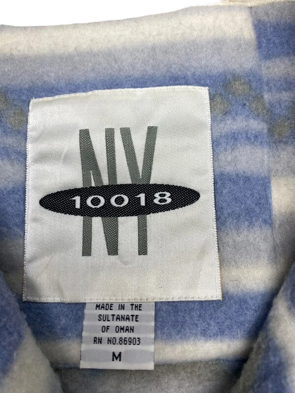 Blue and Beige Fleece Men's Medium Northern Pole Vintage Wholesale 