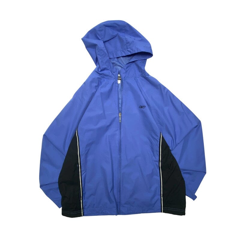 Blue and Black Reebok Windbreaker Women's Large Northern Pole Vintage Wholesale 
