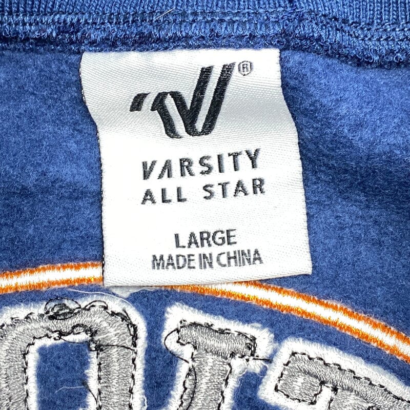 Blue and White Varsity Jacket Men's large Northern Pole Vintage Wholesale 