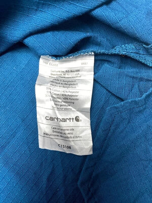 Blue Carhartt Shirt Men's Small Northern Pole Vintage Wholesale 
