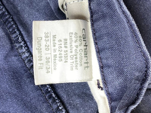 Blue Carhartt Trousers Men's W36 Northern Pole Vintage Wholesale 