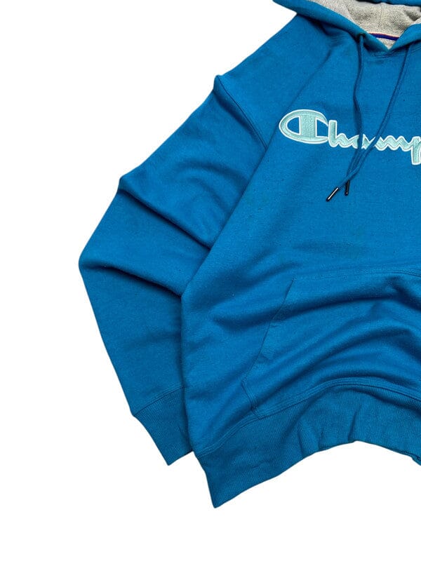 Blue Champion Hoodie Men's Medium Northern Pole Vintage Wholesale 