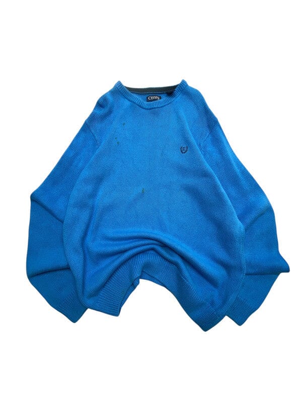 Blue CHAPS Crew-neck Jumper Women's XL Northern Pole Vintage Wholesale 