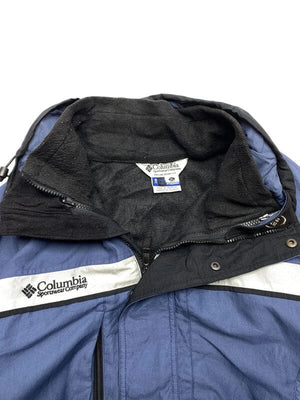 Blue columbia 3-in-1 jacket men's men's xl Northern Pole Vintage Wholesale 