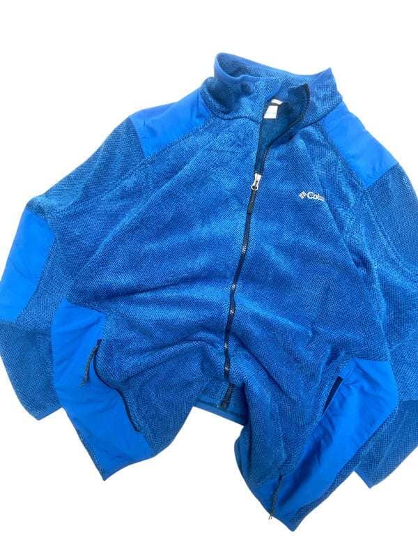 Blue Columbia Fleece Jacket Men's XL Northern Pole Vintage Wholesale 