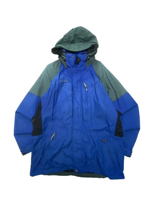 Blue Columbia Ski Jacket Men's Large Northern Pole Vintage Wholesale 