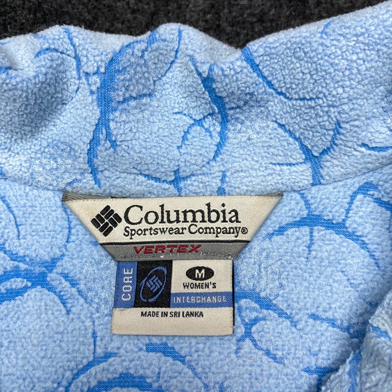 Blue Columbia Windbreaker Women's Medium Northern Pole Vintage Wholesale 