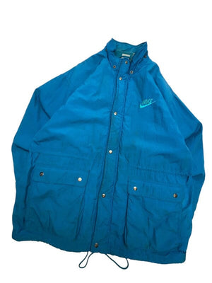 Blue Nike Bomber Jacket Men's XXL Northern Pole Vintage Wholesale 