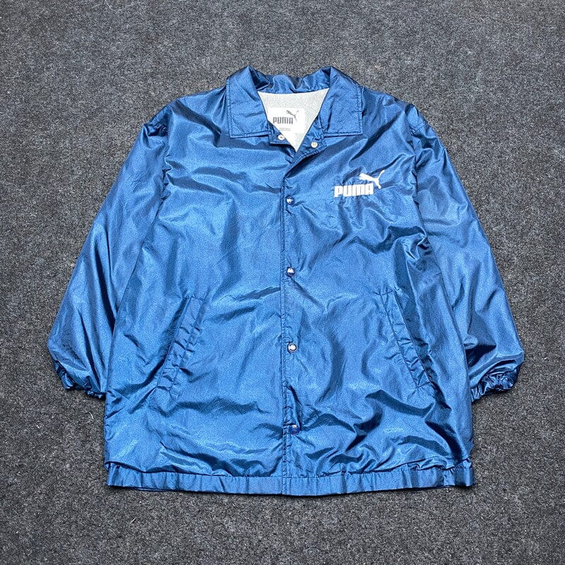 Blue Puma Bomber Jacket Men's Large Northern Pole Vintage Wholesale 