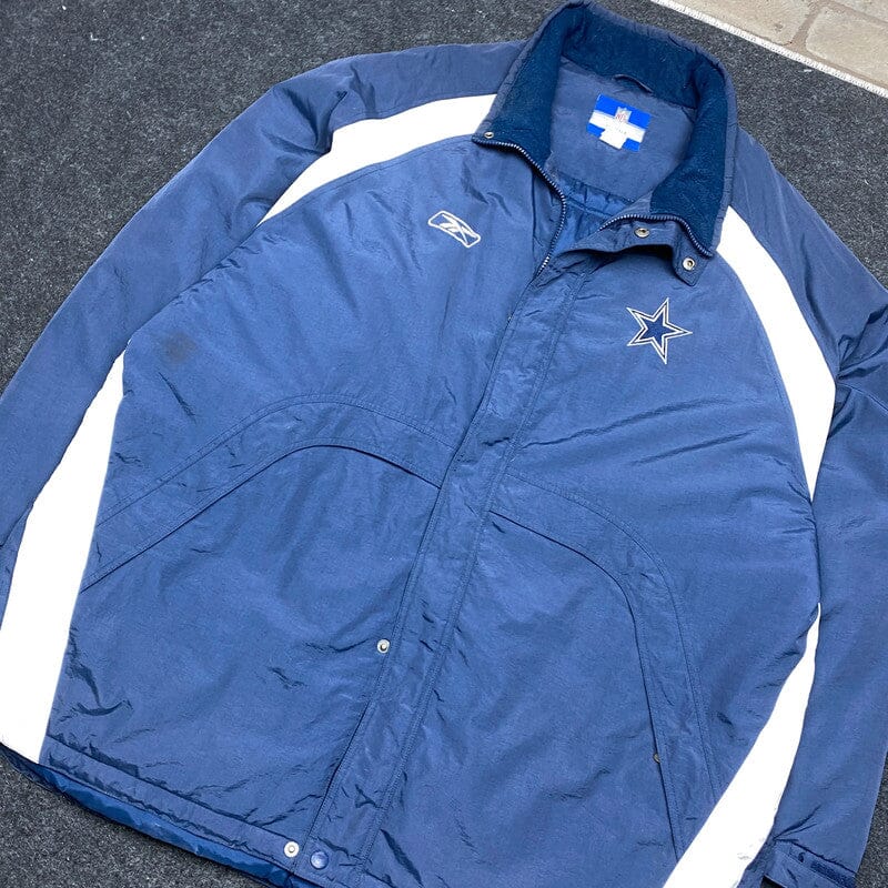 Blue Reebok x NFL Windbreaker Men's XXL Northern Pole Vintage Wholesale 