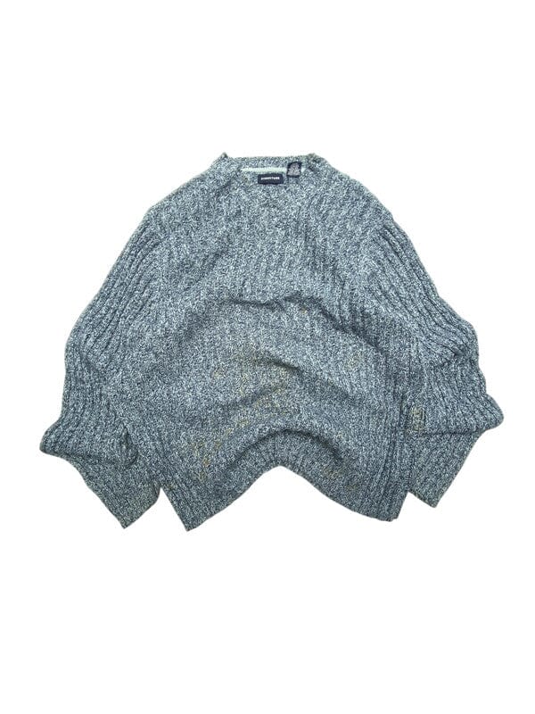 Blue Structure Crew-neck Knitwear Jumper Men's Medium Northern Pole Vintage Wholesale 