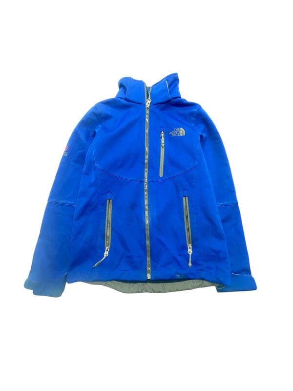 Blue The North Face Fleece Jacket Men's Small Northern Pole Vintage Wholesale 