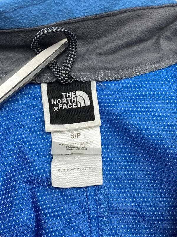 Blue The North Face Fleece Jacket Men's Small Northern Pole Vintage Wholesale 