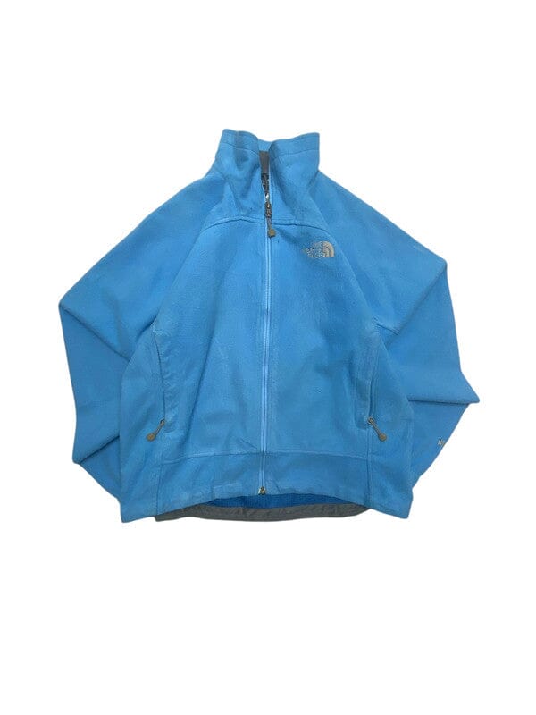 Blue The North Face Fleece Jacket Men's Small Northern Pole Vintage Wholesale 