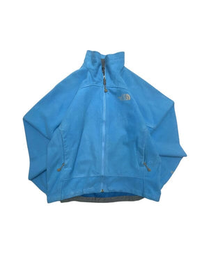 Blue The North Face Fleece Jacket Men's Small Northern Pole Vintage Wholesale 