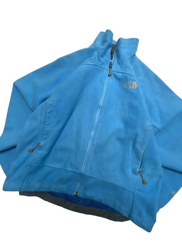 Blue The North Face Fleece Jacket Men's Small Northern Pole Vintage Wholesale 